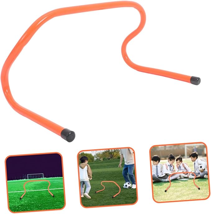 Cabilock 4pcs Agility Training Hurdles 15cm Plastic Speed Hurdles for Soccer Football Track Practice Sports Conditioning Equipment