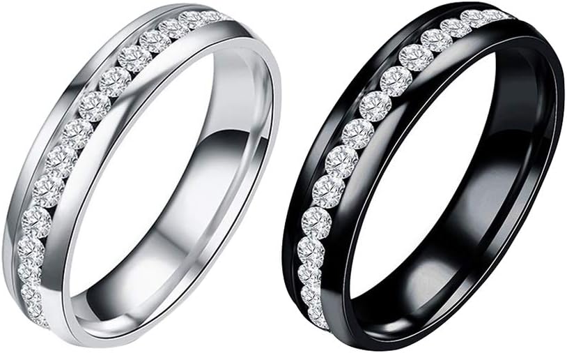 Health Care Weight Loss Fat Burning Slimming Magnetic Ring Rhinestone Jewelry Couple's Birthday Gift