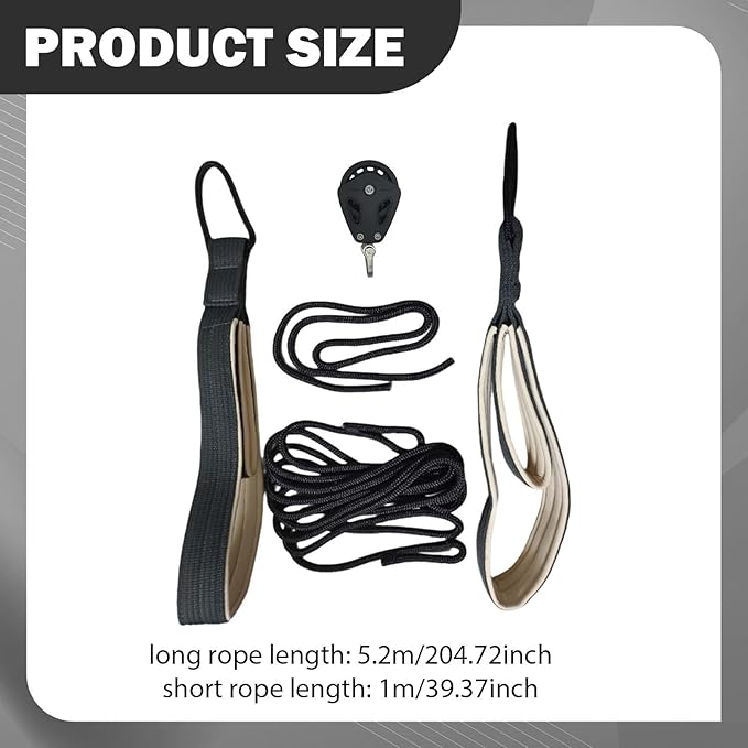 Pilates Reformer Pull Ropes with Wheel Double Loop Straps for Strength Training Balance Fitness Studio Use Adults