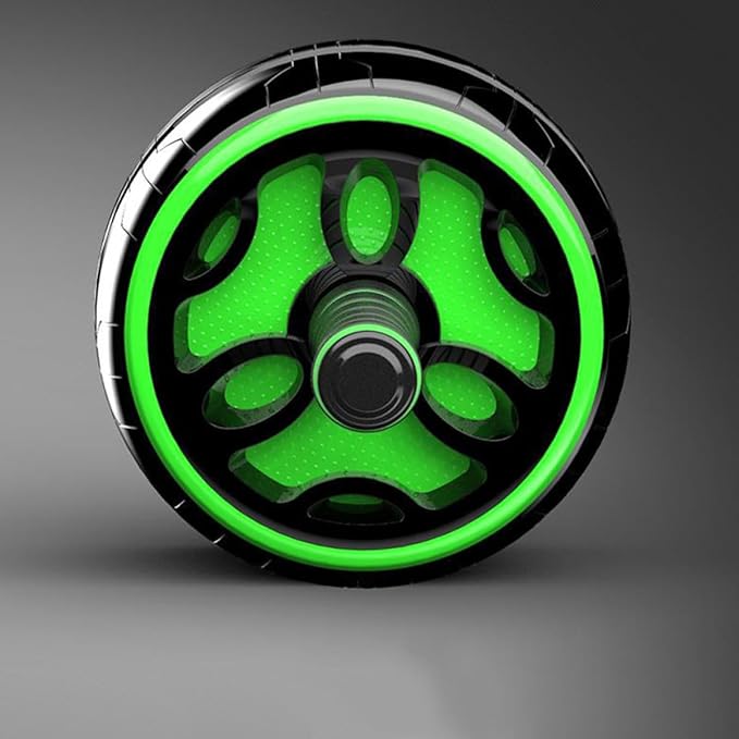 HEALLILY Abdominal Exercise Roller Ab Wheel for Fitness Broad Frame Pvc Thicken Wheel Silent Core Trainer Home Gym Strength Training Equipment
