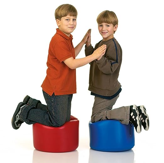 TOGU 30-4340R Dynair Balance Seat, 4" Height, 11" Width, 14" Length, Red