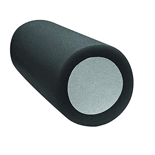 CanDo 30-2394 Premium Two-Layer Foam Roller, Extra-Firm, 6" Diameter, 30" Length