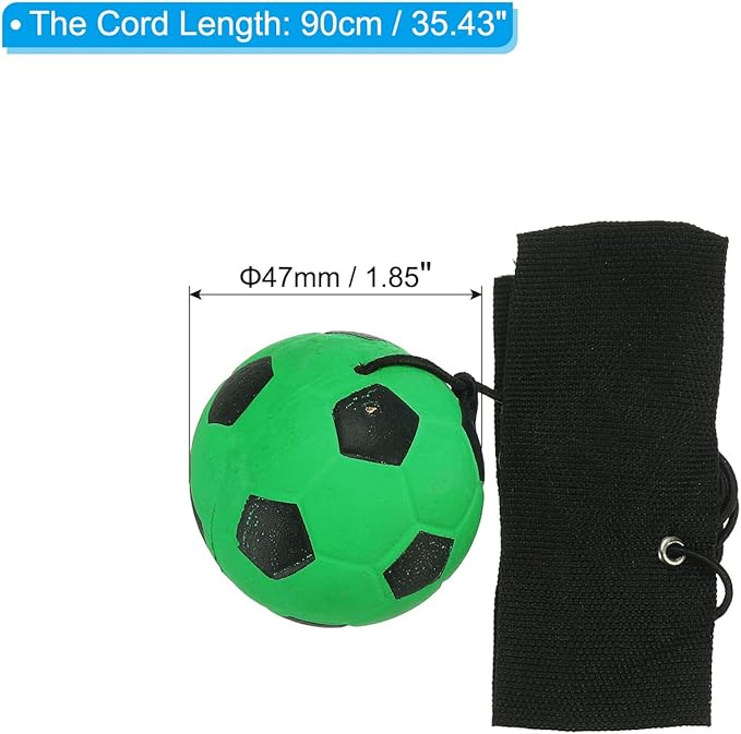 PATIKIL Sports Wrist Ball, Rubber Rebound Wristband Wrist Return Ball Sport on a String for Exercise Play