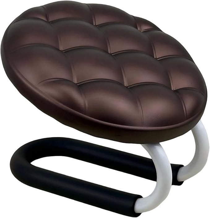 Kneeling Meditation Stool, Seat Ergonomic Chair Comfortable Meditation Bench Prayer Bench for Studio Praying Kneeler Adults, Brown