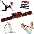 Fitness Resistance Band for Stretching and Yoga, Fashion Puller Exercise, Numbered Resistance Band with Handles for Arms, 8 Loops Elastic Exercise Bands for Yoga, Stretching, Fitness