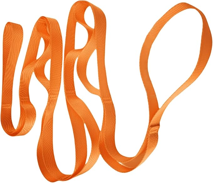 Stretching Strap Pilates Strap For Physical Therapies 10 Loop Pilate Strap Stretching Not-Elastic Exercise Stretch Strap