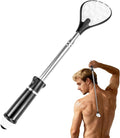 23-Inch Extendable Big Back Scratcher, Portable Double-Sided Big Back Scratcher for Rough & Soft Skin, Ideal for Men, Women & Adults, As a Gift for Friends, Parents and Loved Ones (H-Black)