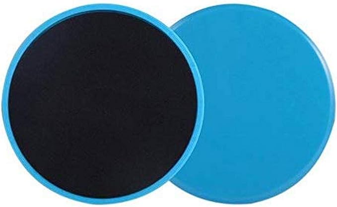 Runee Gliding Disc Sliders for Fitness and Training Workout - Dual Sided Core Sliders for Multipurpose Use - 2 Discs for Ultimate Full Body Workout at Home or Travel