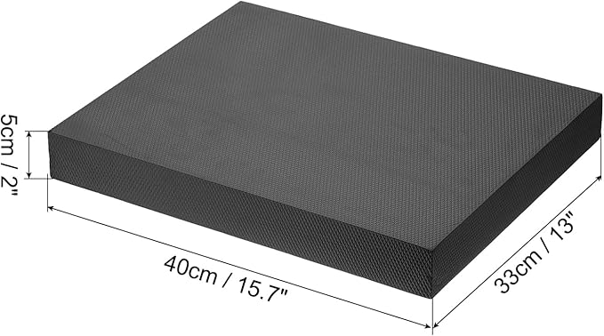 PATIKIL Balance Pad, Non-Slip TPE Foam Pad Cushion Exercise Yoga Mat Knee Pad for Fitness Stability Core Training Stretching