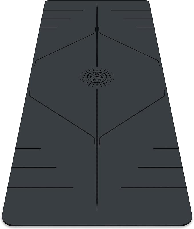 Plyopic. Ultra-Grip Pro Yoga Mat – EXTREME Non-Slip Performance - Dry Grip & Wet Grip - Alignment Lines - Comfortable & Sweat Resistant - For Yoga, Pilates, Exercise, Workout, Bikram & Hot Yoga