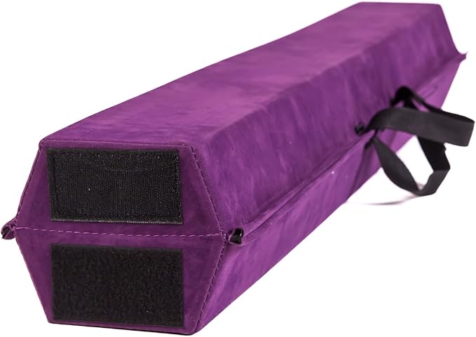 Artistic Gymnastics Beam for Home - 210/240/270/300 - Amazing Balance Equipment for Kids at Home - Faux Suede, High Density EVA Foam - Carrying Straps