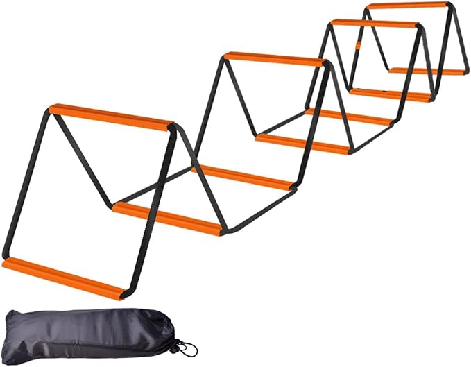 pistro Agility Ladder for Football Training, Foldable Speed Ladder for Footwork Drills, Outdoor Sports Workout Equipment