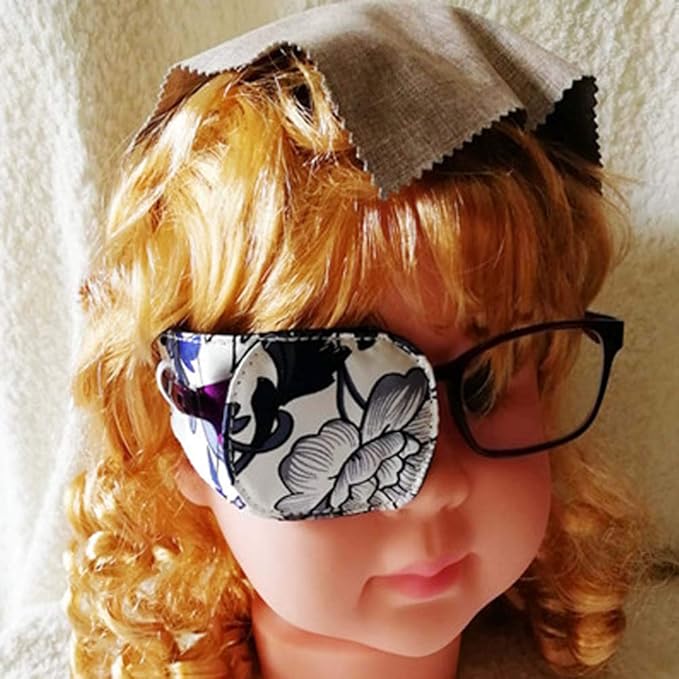 FANCYPUMPKIN Cartoon Christmas Eye Patch Single Glasses Cover Amblyopia Treatment for Kids