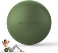 Pilates Ball 8 inch, Small Yoga Ball Extra Thick, Mini Pilates Ball with Pump, Non-Slip Surface Small Exercise Ball for Physical Therapy, Stretching, Strength & Core Training