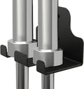 Vertical Barbell Wall Rack | Heavy-Duty Bar Holder for Garage Gym | Space-Saving Mount Organizes 33mm Bars（Commercial & Home）