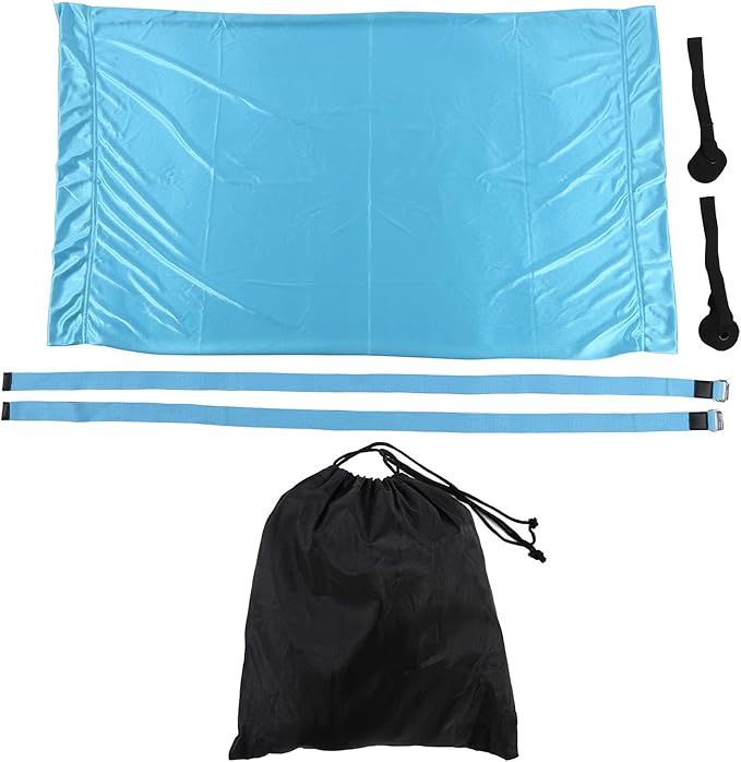 Premium Aerial Hammock Yoga Swing Kit Yoga Hammock Handstand Split Leg Stretchable Training Portable Elastic Aerial Hammock for Home Sky Blue(Blue)