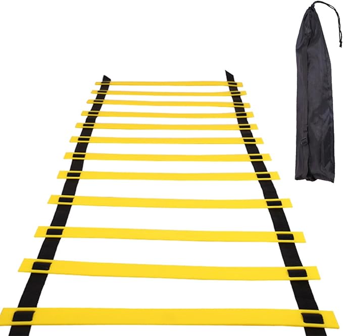 Agility Speed Ladder Soccer Ball Football Flexibility Training and Carry Bag for Adults Sport Equipment Set Exercise
