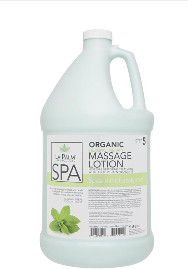 La Palm Massage Lotion 1 Gallon (Spearmint)