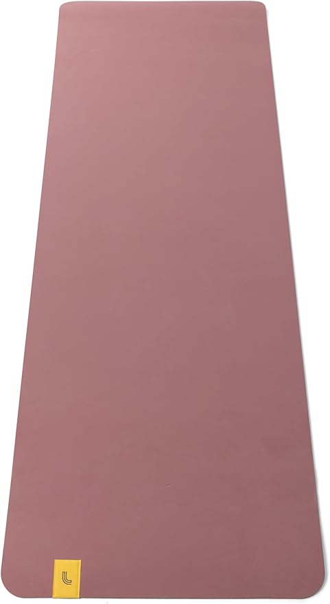 Lolë Pose Yoga Mat with Strap Carrier | Non-Slip Textured 5mm Thick Workout Mat | Ideal for Hot Yoga & Pilates | Lightweight & Sweat Resistant