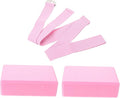 Yoga Resistance Band Set Yoga Blocks and Strap High-Density Non-Slip Exercise Kit for Women for Stretching Dance and
