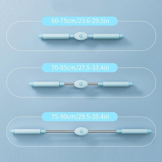 Humpback Correction Yoga Sports Sticks for Teenagers Students Adults Posture Trainer Corrector Open Back Shoulder Straightener Stretching Tool (Color : Blue, Size : 66.5x7x7cm)