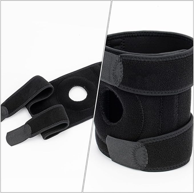 2pcs Breathable Knee Support Sleeves Lightweight Protective Cushion Knee Wraps for Fitness Cycling Basketball Joint Protection