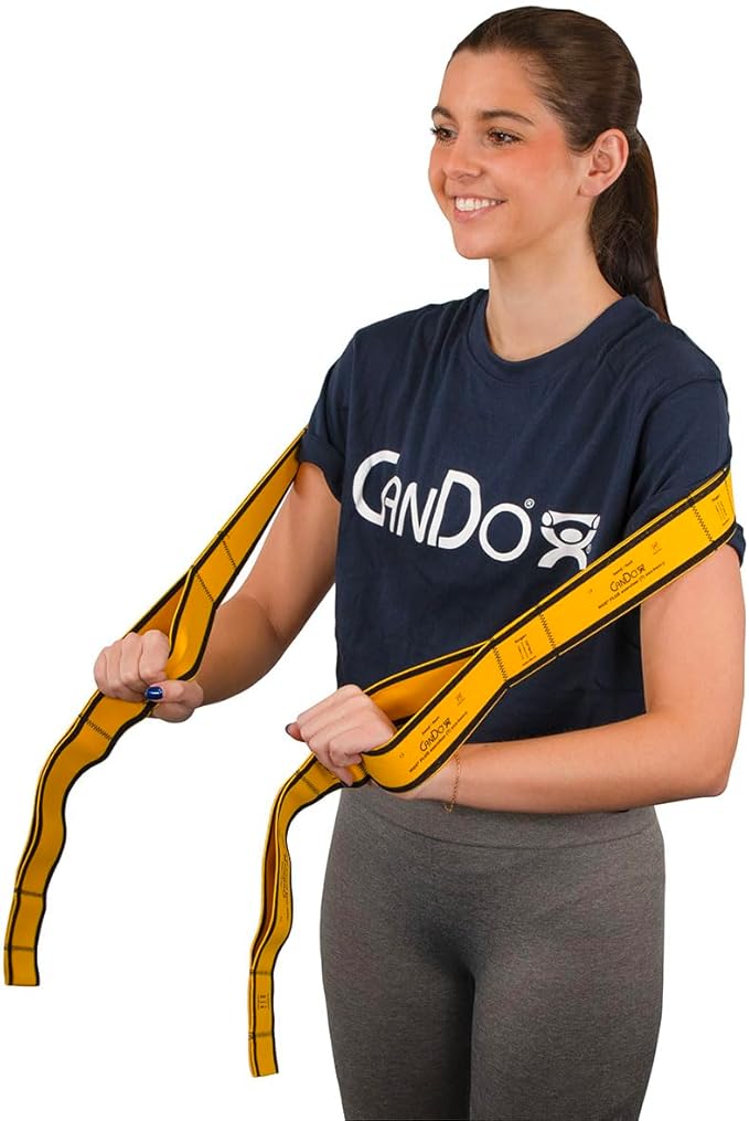 CanDo Multi-Grip Exerciser Plus, 6 Foot Exerciser, 9 Loops,