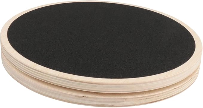 Waist Twist Disc Ab Twist Board Wood for Home Gym Compact,Sturdy Fitness Tool,Anti Slip for Exercise Full Body Workout