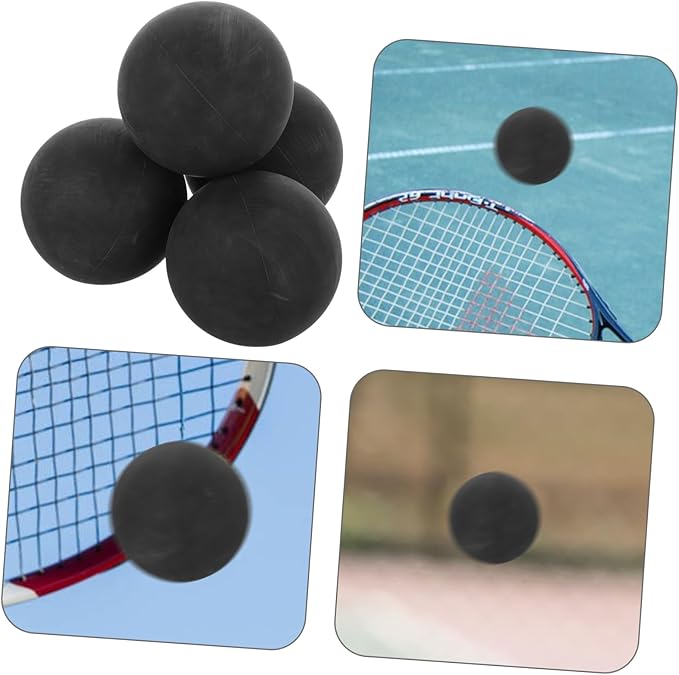 BESTonZON 4pcs Professional Balls Mini Bounce Balls Low Speed Sports Reaction Training Training Hollow Sports