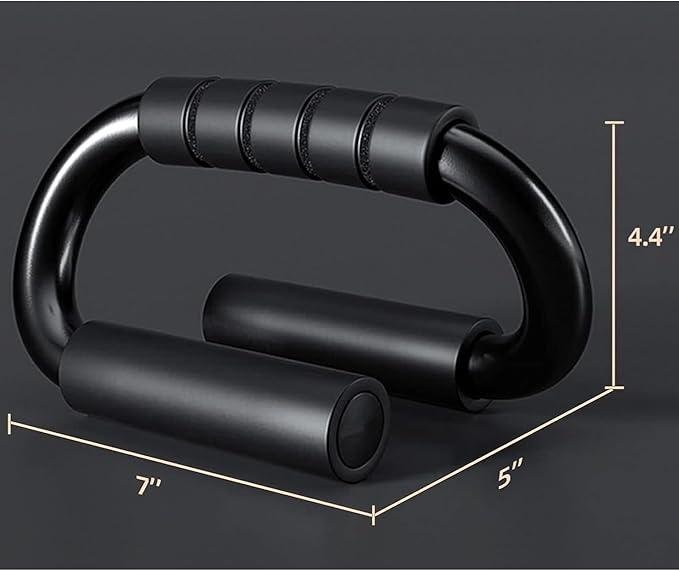 Push Up Bars, Push-up Handles, Set Of 2 Extra Thick Non Slip Foam Grip, Unique Sturdy Structure Push Up Stands, Perfect Strength Training Home Gym Push Up Handles For Floor