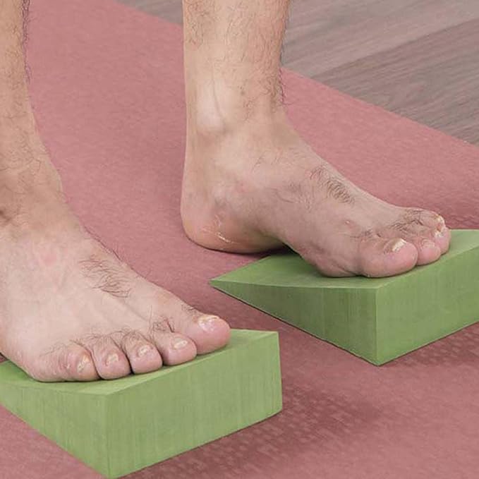 Inclined Board Foam Wedge Slanting Board Calf Stretcher Pilates Brick EVA Material Suitable for Home Pilates