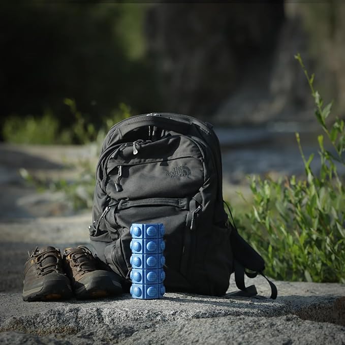 ProStretch Hexi Mini Travel Textured Foam Roller for Deep Tissue Muscle Massage and Myofascial Trigger Point Release