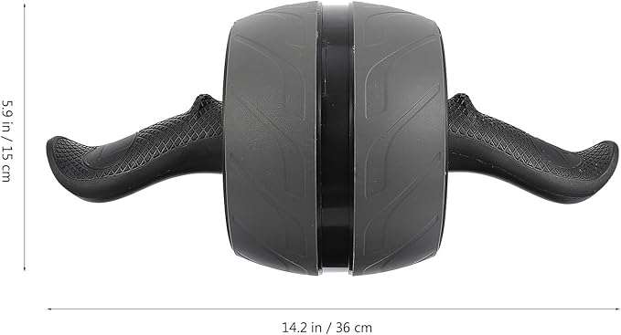 Ab Roller Wheel Fitness Roller Wheel with Auto Rebound, Abs Abdominal Trainer for Men and Women Home Workout, Core Strength Exercise Equipment for Fat Burning and Tummy Slimming