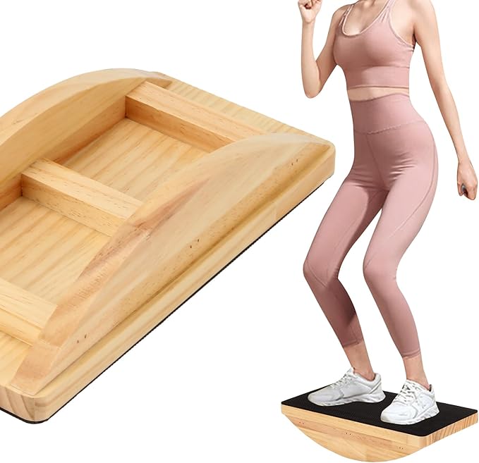 Cheer Balance Trainer, Wooden Cheer Flyer Stand, Cheer Stand for Cheerleading Flyer Balance, Cheer Flyer Stand Balance and Flexibility Trainer for Flexibility Core Strength (For beginners)