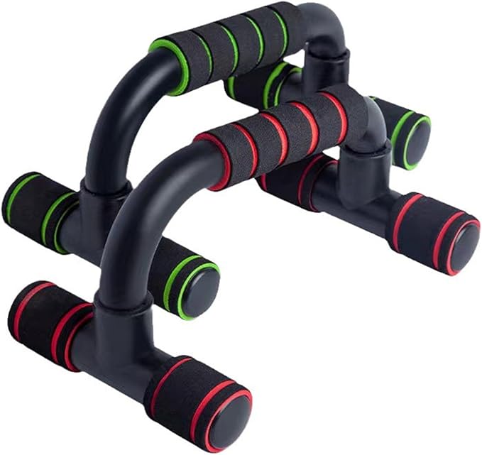 Professional Push Up Stands H Type Construction for Increased Ranges of Motion in Strength Training Exercises Regulable Push Up Platforms