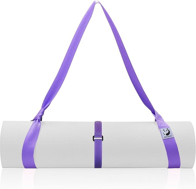 Slim Panda Yoga Mat Straps for Carrying, Adjustable Yoga Mat Carrier Sling Fits All Mats(Mat Not Included)