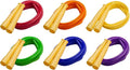 Champion Sports 8 Foot Licorice Jump Rope for Fitness, Assorted Colors - Speed Jump Ropes with Contoured Handles for Exercise, Cross Training, Boxing - Single Premium Skipping Rope for Kids, Adults