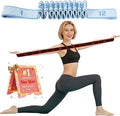 Fitness Resistance Band for Stretching and Yoga, Numbered Elastic Exercise Bands with Handles, Adjustable 8/10/12-Loop Design for Full Body Stretching and Pilates