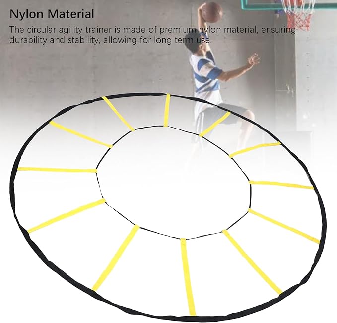 Agilitys Trainer, Circle Speed and Agilitys Ladder for High Intensity Reactive Footwork Drills and Skills, A Circular Piece of Training Equipment That Changes The Way Move