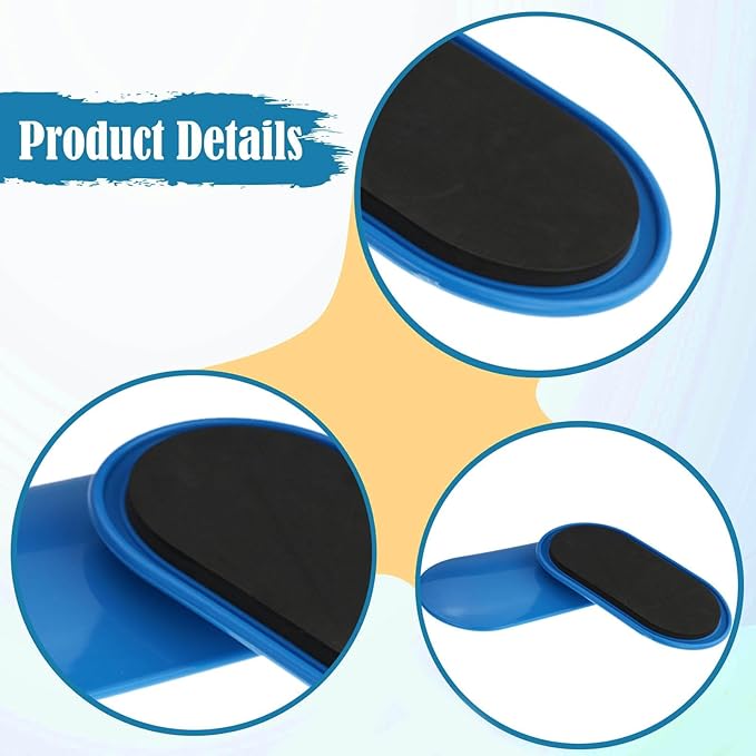2Pcs Core Sliders Slide Pads Ab Pads Sliding Discs for Gym Travel Home