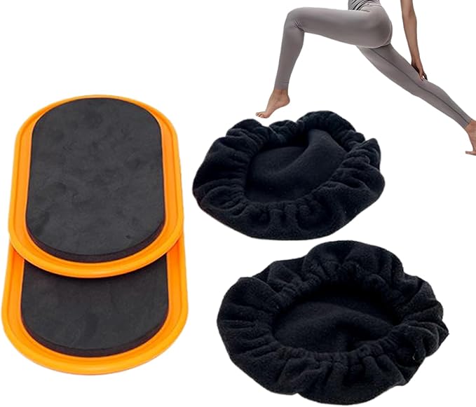 Oval Shape Core Sliders, Fitness Gliders Sliding Discs, Exercise Sliders with Smooth, Sliding Workout Tool with Compact Design, Multi-Purpose Home Gym Accessory, Best Women Men Home Bedroom