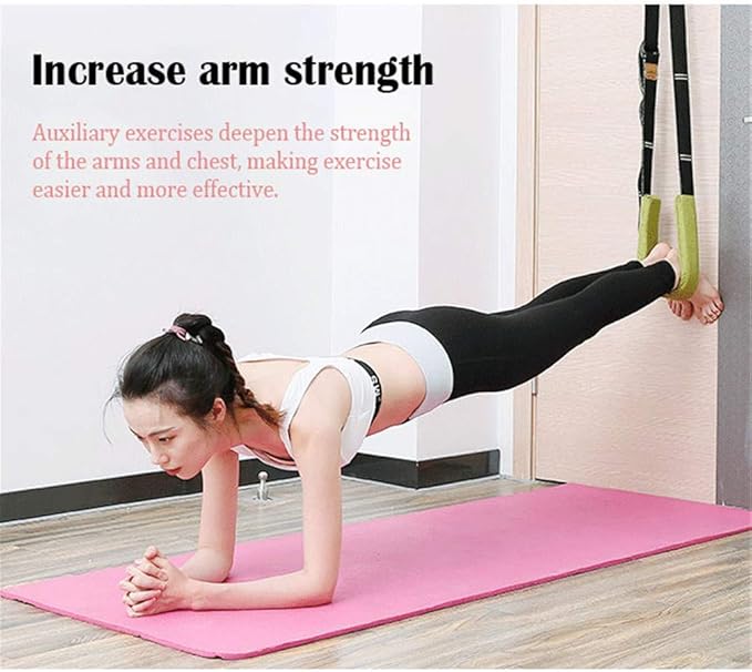 Waist Back Bend Assist Trainer-Door Flexibility Tensile Multifunction Yoga Stretching Leg, Ligament Back Posture Corrector Workout, for Pilates, Dance, Yoga, Gymnastics, Cheerleading, Splits