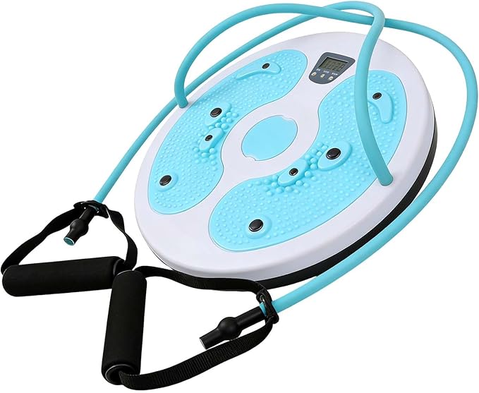 Twist Waist Disc,Waist Workout Core & Ab Exercise | Core Twisting Disc with Calorie Count - for Home Gym Office Fitness Enthusiasts Beginners Post-Partum Individuals