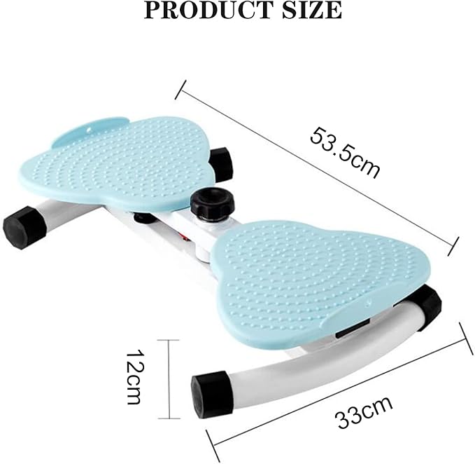Rotating Waist Trainer,Sport Exercise Twist Board,Aerobic Waist Twister with Resistance Band,Full Body Toning Workout Ab Twister Board for Aerobic Exercise
