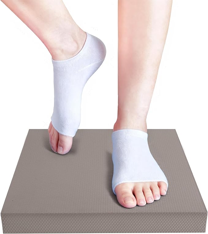 Exercise Balance Pad，Balance Foam Mat for Physical Therapy Equipment & Strength Stability Training, Slip Resistant Foam Mat for Yoga, Pilates, Meditation，Gardening knee pads