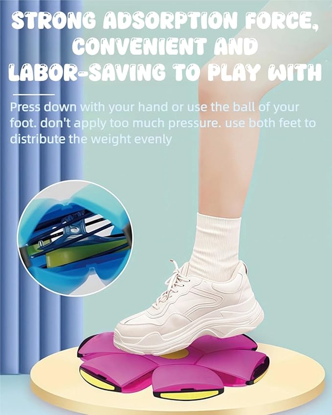 Magic Bouncing Ball, Children's Bouncing Ball, Automatic Rebound Double The Fun, Magics Flying Saucer (6 Light,Pink)
