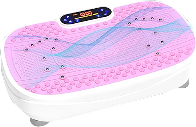 Vibration Plate Exercise Machine, Whole Body Workout Vibration Fitness Platform, Shake Board Sport, Adjustable Speed, Compact Portable Design, Supports up to 330lbs