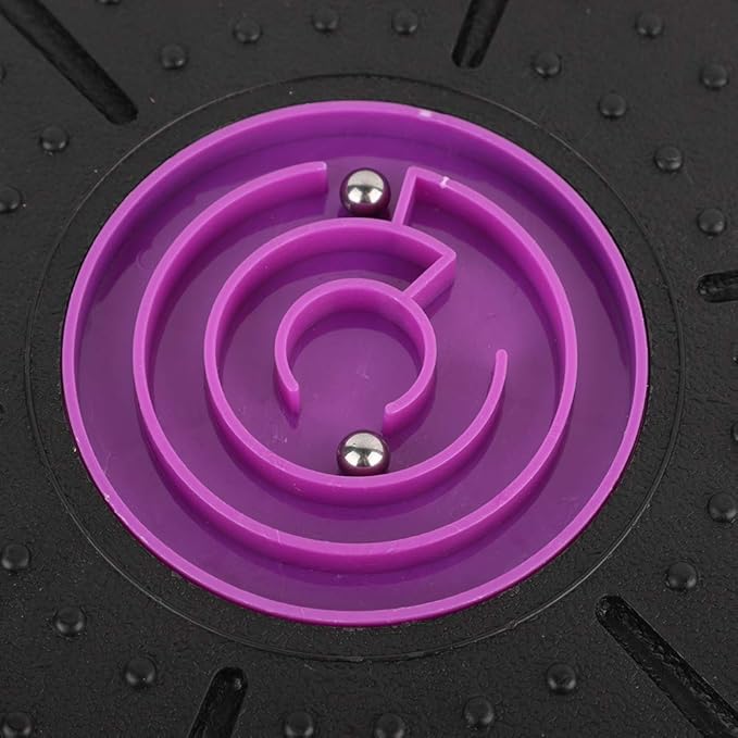 Labyrinth Balance Board, Yoga Balance Board with Maze, 14.6inch Plastic Wobble Stability Board Core Strength Fitness Disc for Home Gym Workout 150KG Load