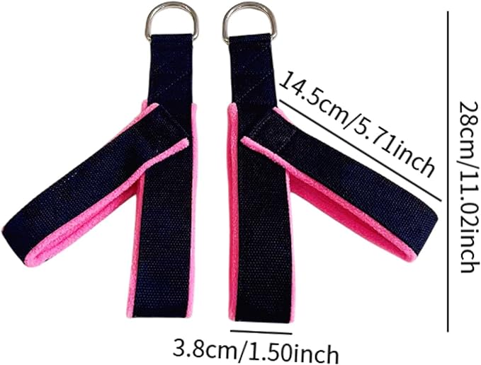 Generic 2Pcs Pilates Straps Reformer Straps Yoga Straps Fitness Straps for Home Exercise
