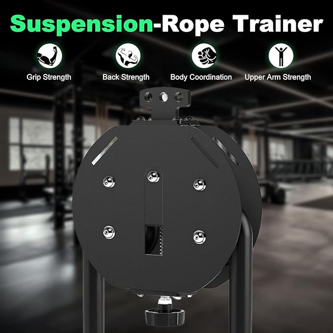 Endless Rope Trainer Machine, Arm Workout Equipment with Adjustable Resistance, Integrates Pulley Rope Puller Fitness String Trainer & Resistance Training Machine for Home Gym Versatility
